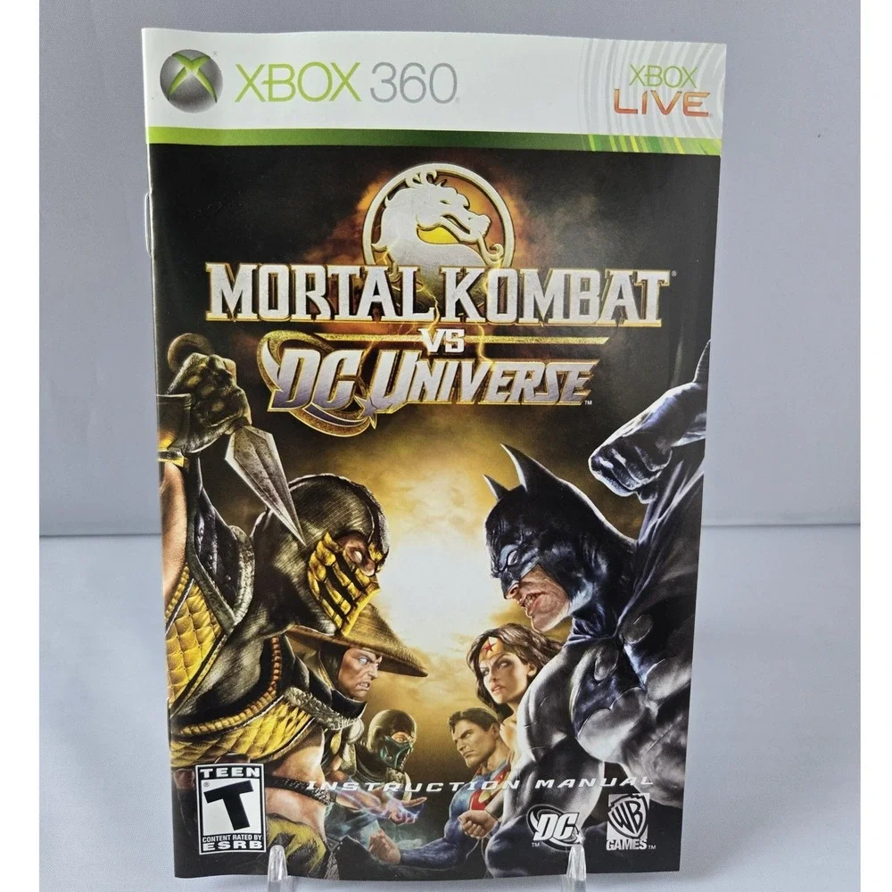 Mortal Kombat Deadly‎ Alliance & Vs DC Universe Bundle - Xbox 360 - CIB 2 Games